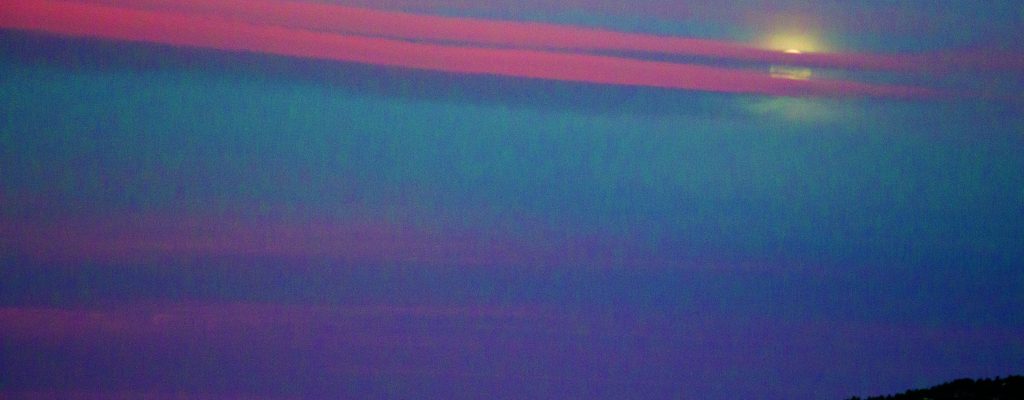 Moonrise Over Colorado Ridge
