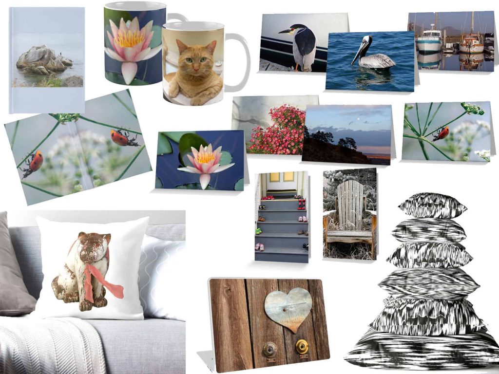 Collage of photographic products