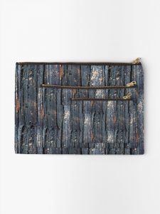 Patina Texture in Blue and Gray - Studio Pouches