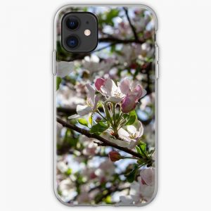 Backlit Apple Blossoms - iPhone case