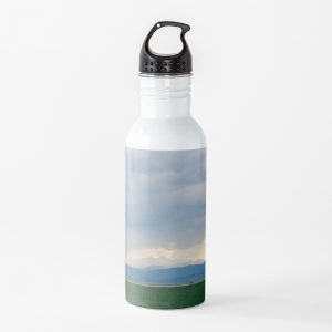 Rain over the Colorado Front Range Mountains - water bottle